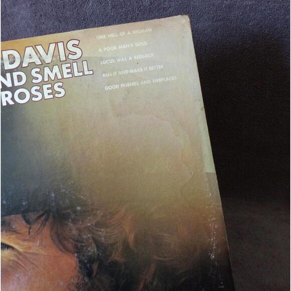 Mac Davis Stop and Smell The Roses LP Vinyl 1974 Columbia KC 32582 Folk Country - Picture 6 of 13